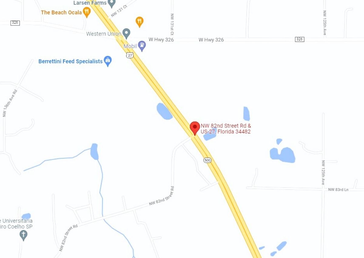 US Highway 27 near NW 82nd Street Rd map
