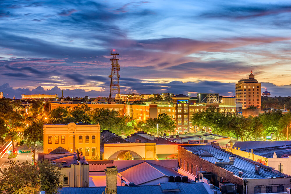 Gainesville, Florida, downtown skyline