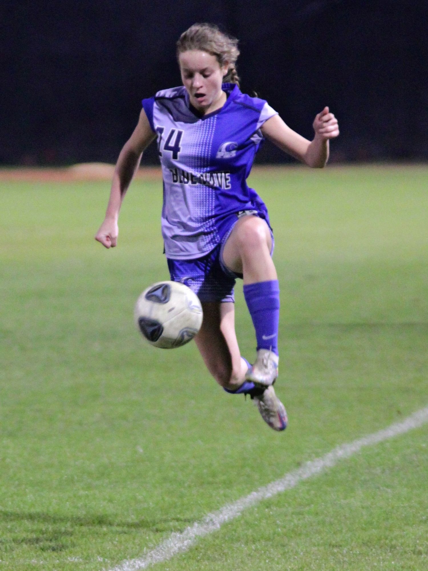 P.K. Yonge's Chloe Westbrooks goes to save ball