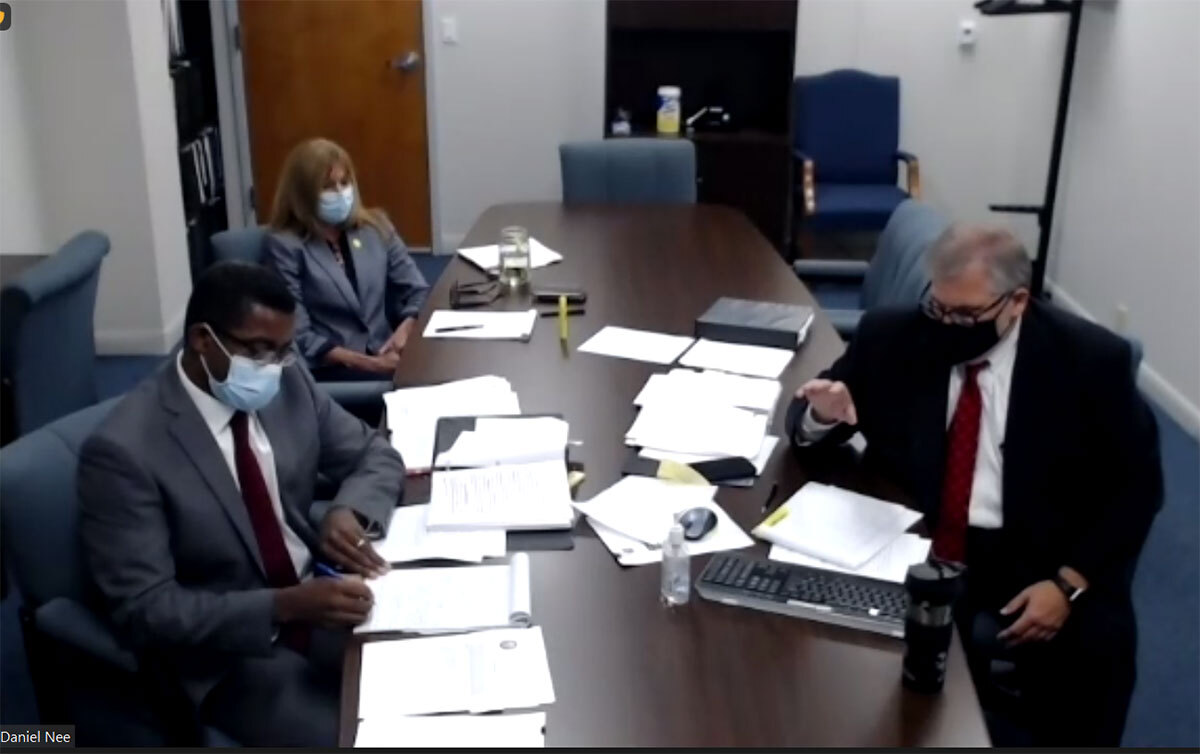 Daniel Nee and Gainesville attorneys argue the city vaccine case