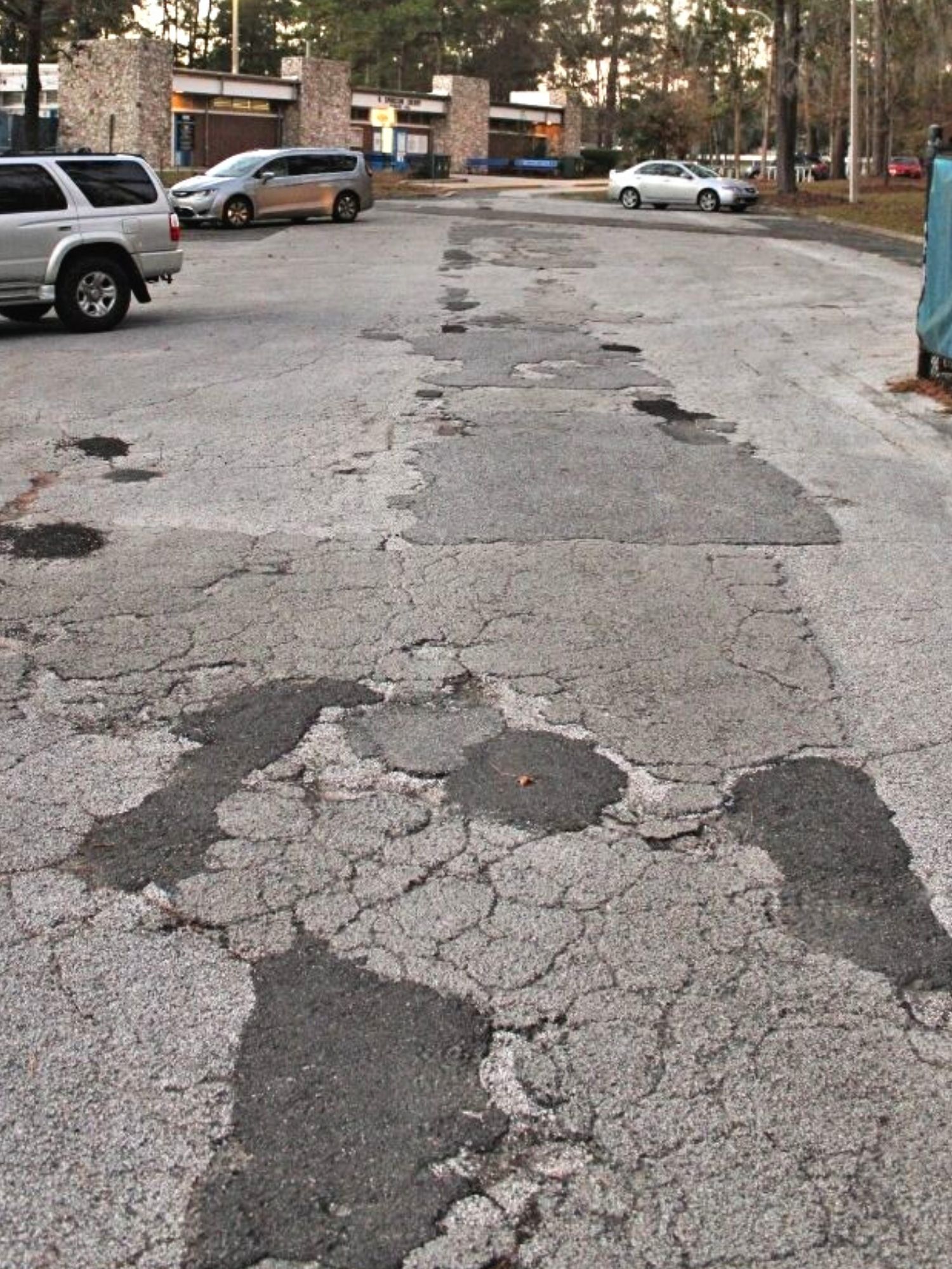 Parking lot at Spurgeon Cherry Pool