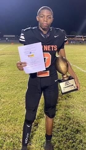 Chaz’ Mackey of the Hawthorne Hornets.