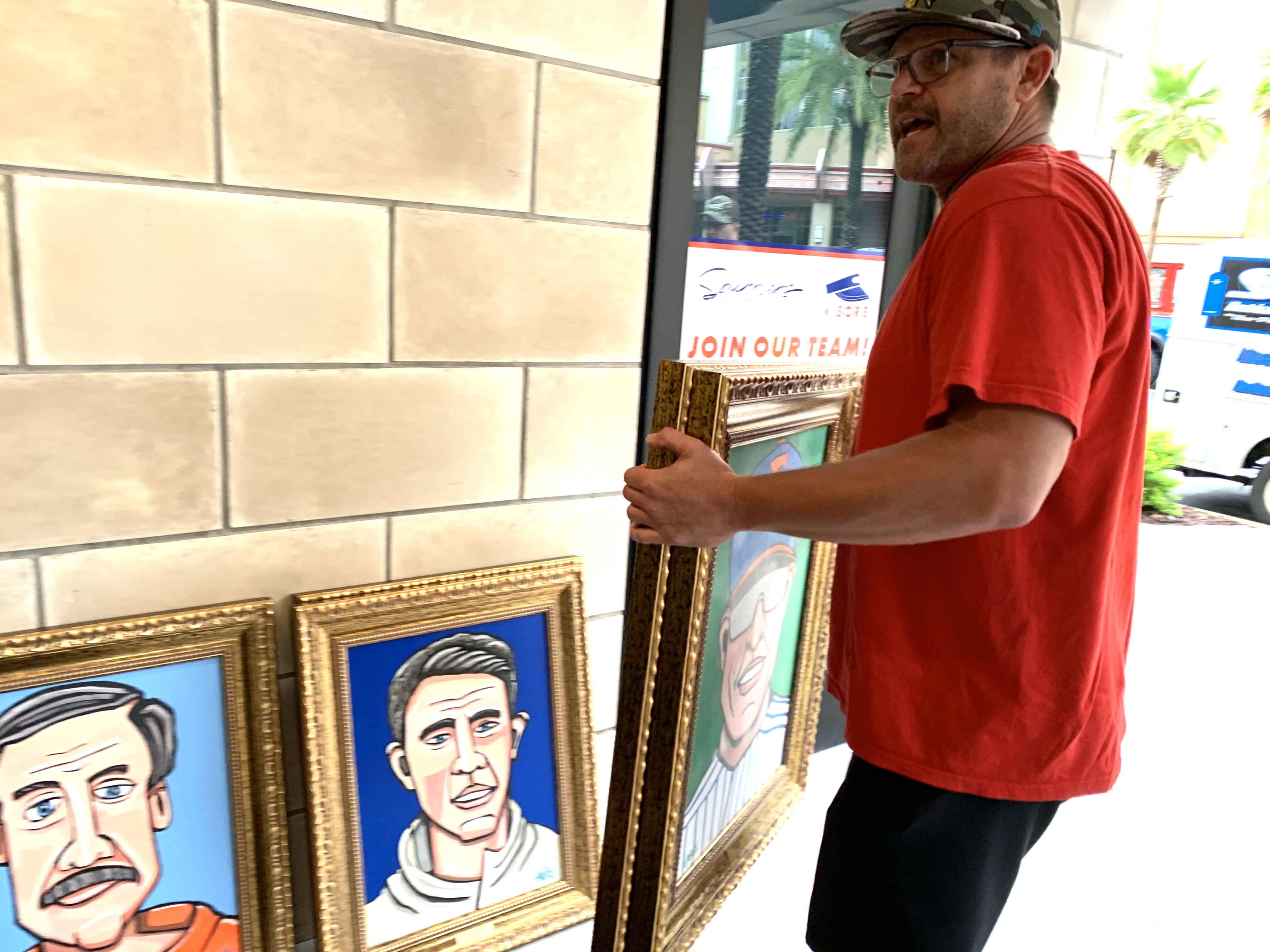 Artist James Bates moves artwork