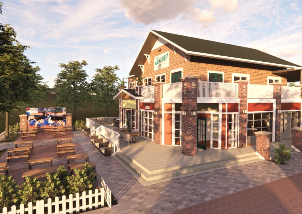 The Swamp Restaurant artist rendering