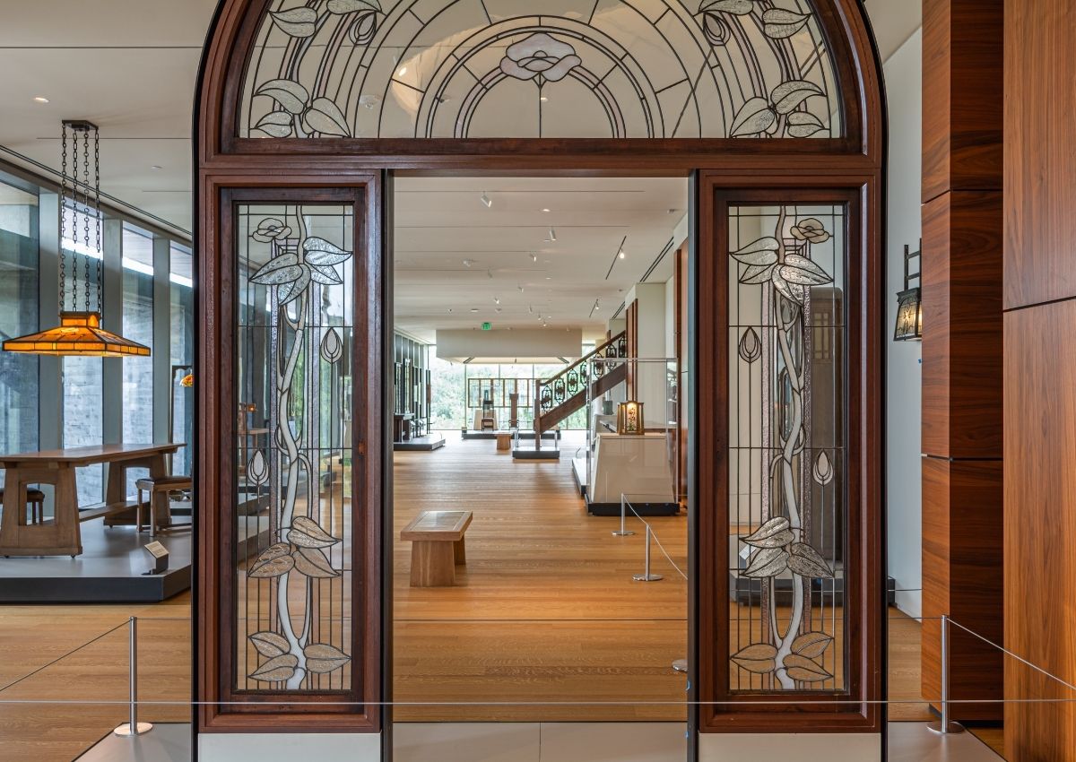 Architect gallery at the Museum of American Arts and Craft Movement