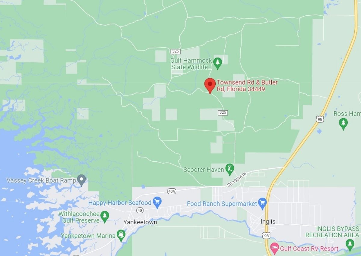 SE Townsend Road and SE Butler Road in Levy County