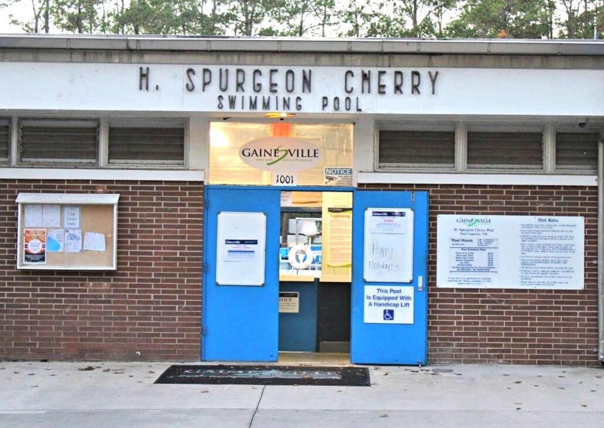 H. Spurgeon Cherry swimming pool