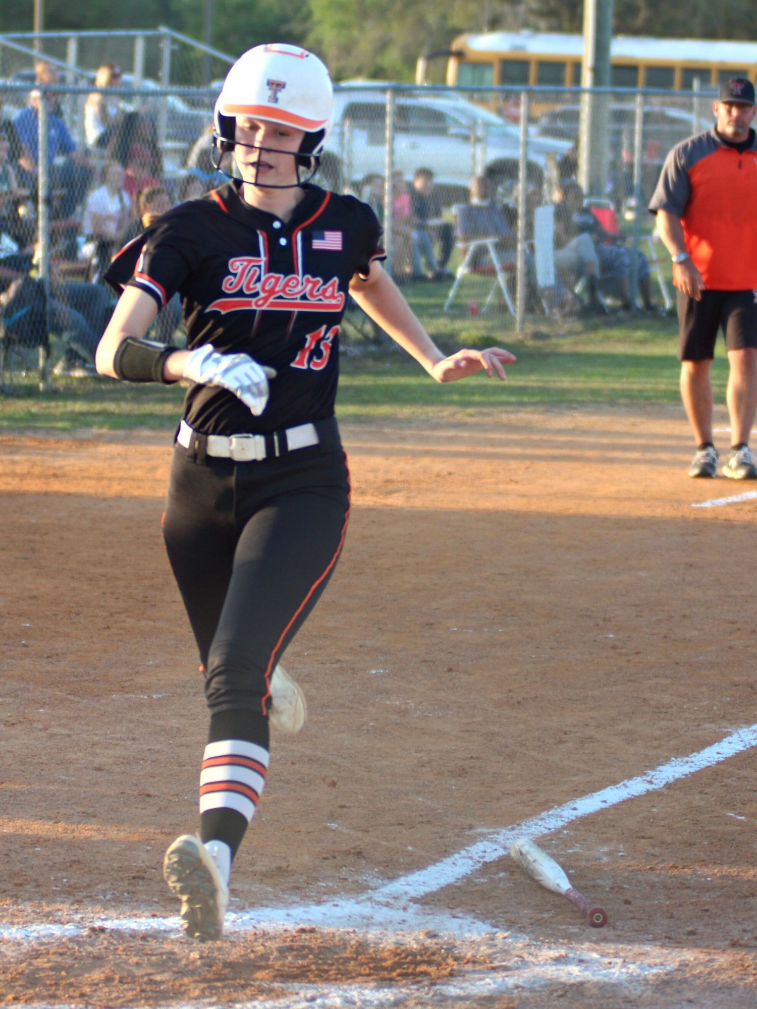 Trenton's Hailey Blankenship scores