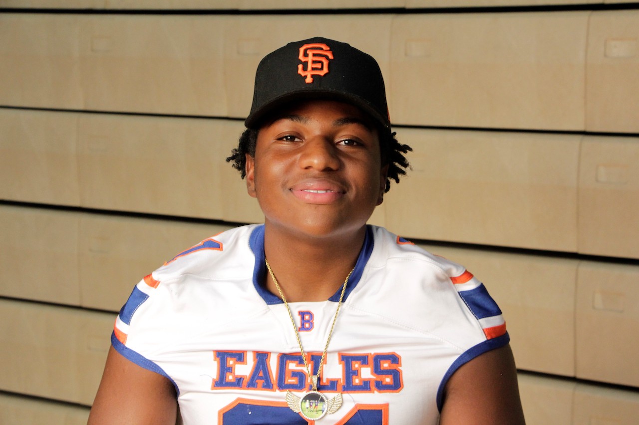 Bronson Eagles football player Ke'tron Thomas