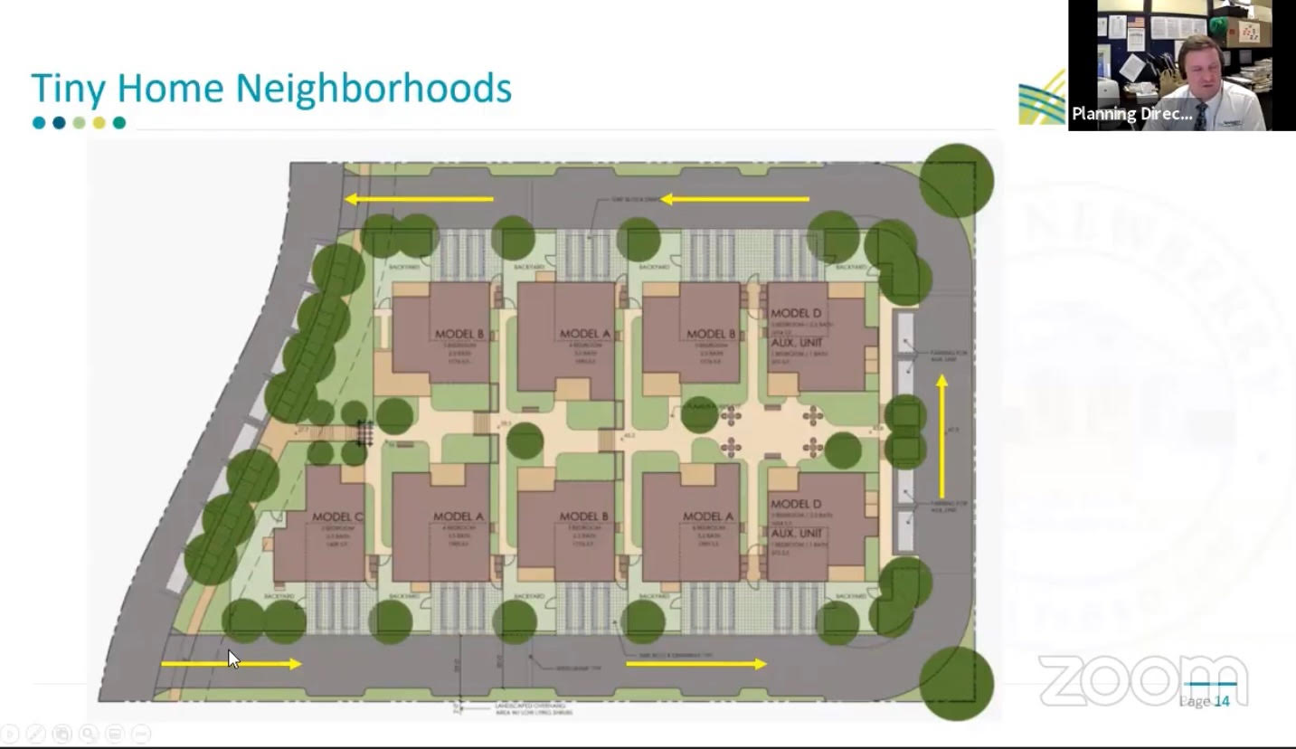 Plans for the Tiny Home community in Newberry
