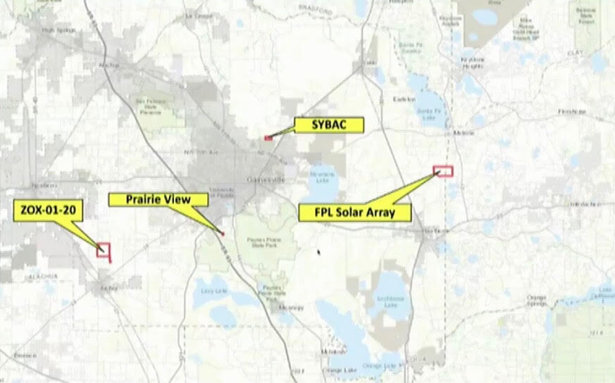 solar farm map