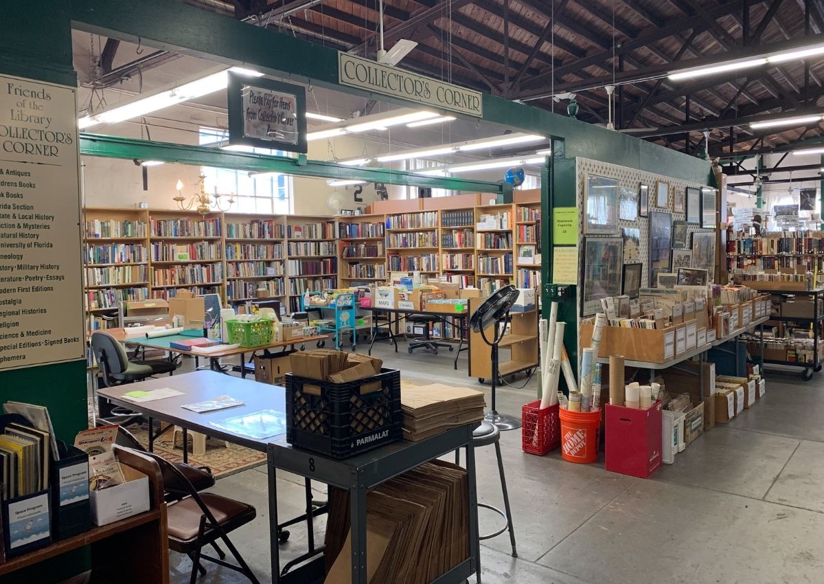 Collector's Corner at the Friends of the Library book sale