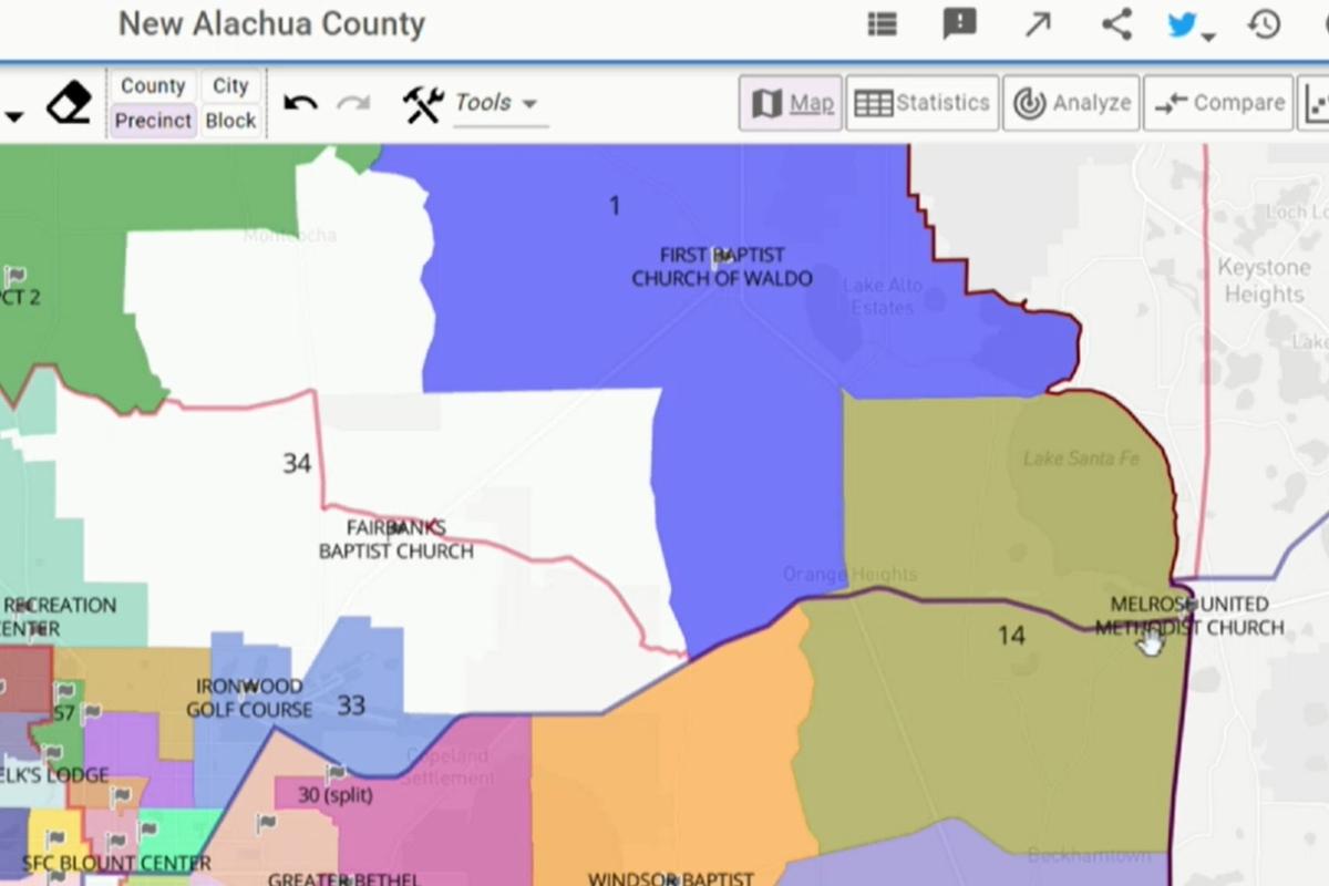 Precincts 14 and 34 will be split between state representatives