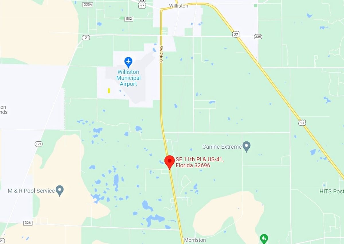 US Highway 41 and SE 11th Place Google map