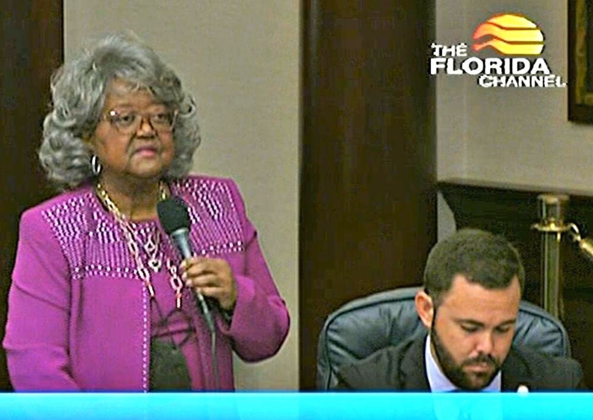 State Rep. Yvonne Hinson speaking to the House regarding HB 1493