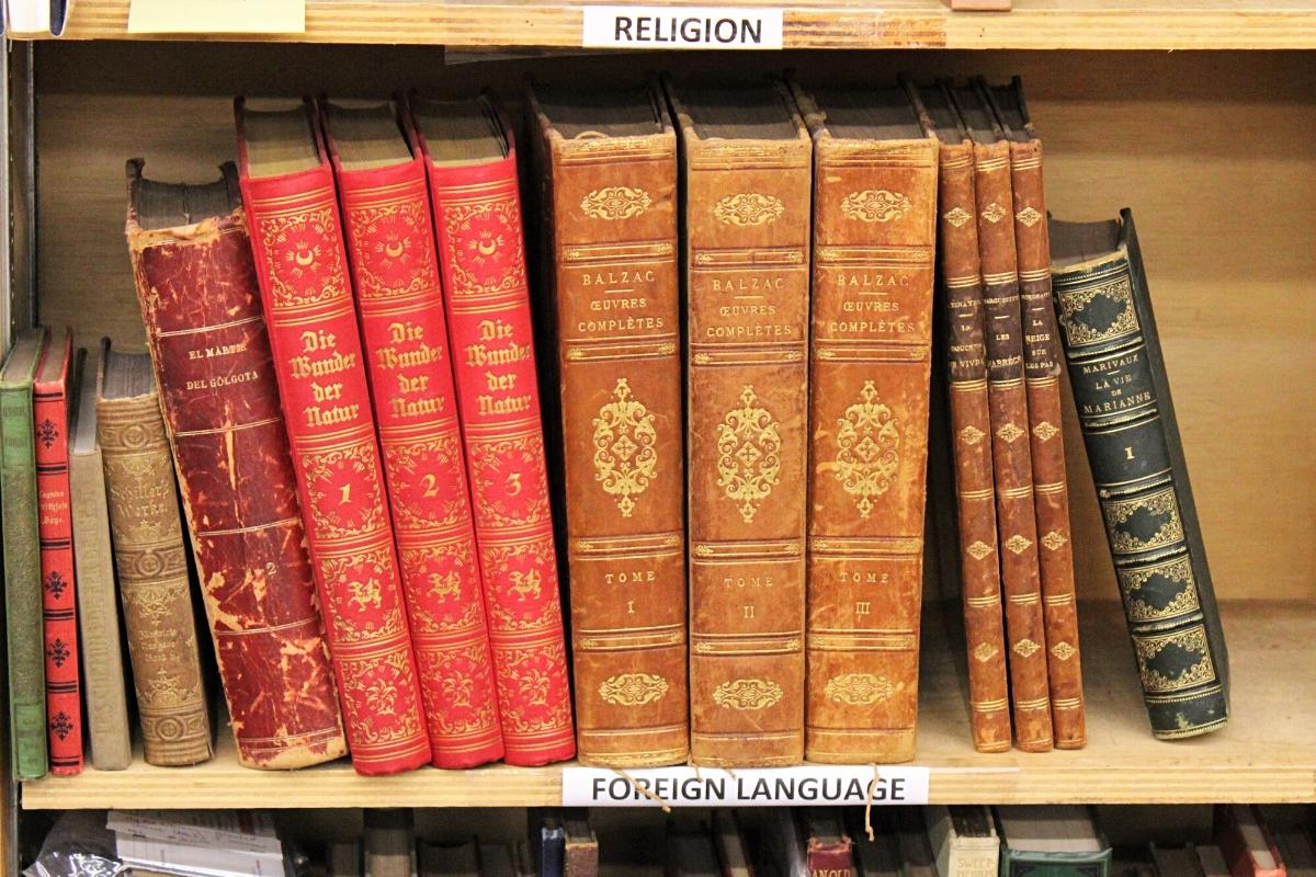 Foreign language books Collector's Corner
