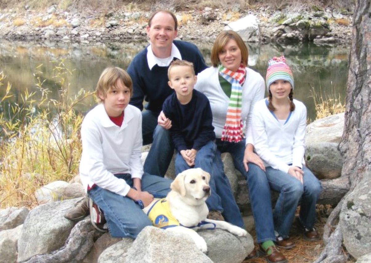 2008 CJ Gish family Christmas card picture