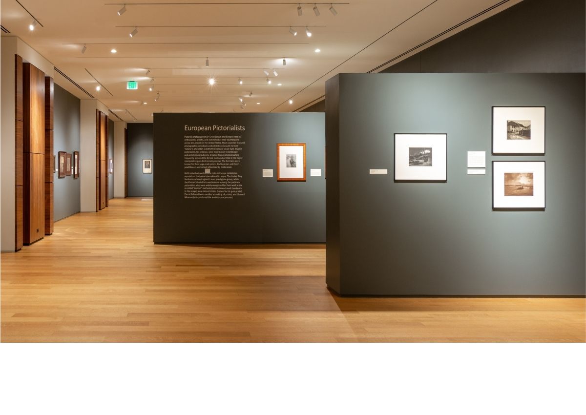 The pictorialist exhibit at the Museum of American Arts and Crafts Movement