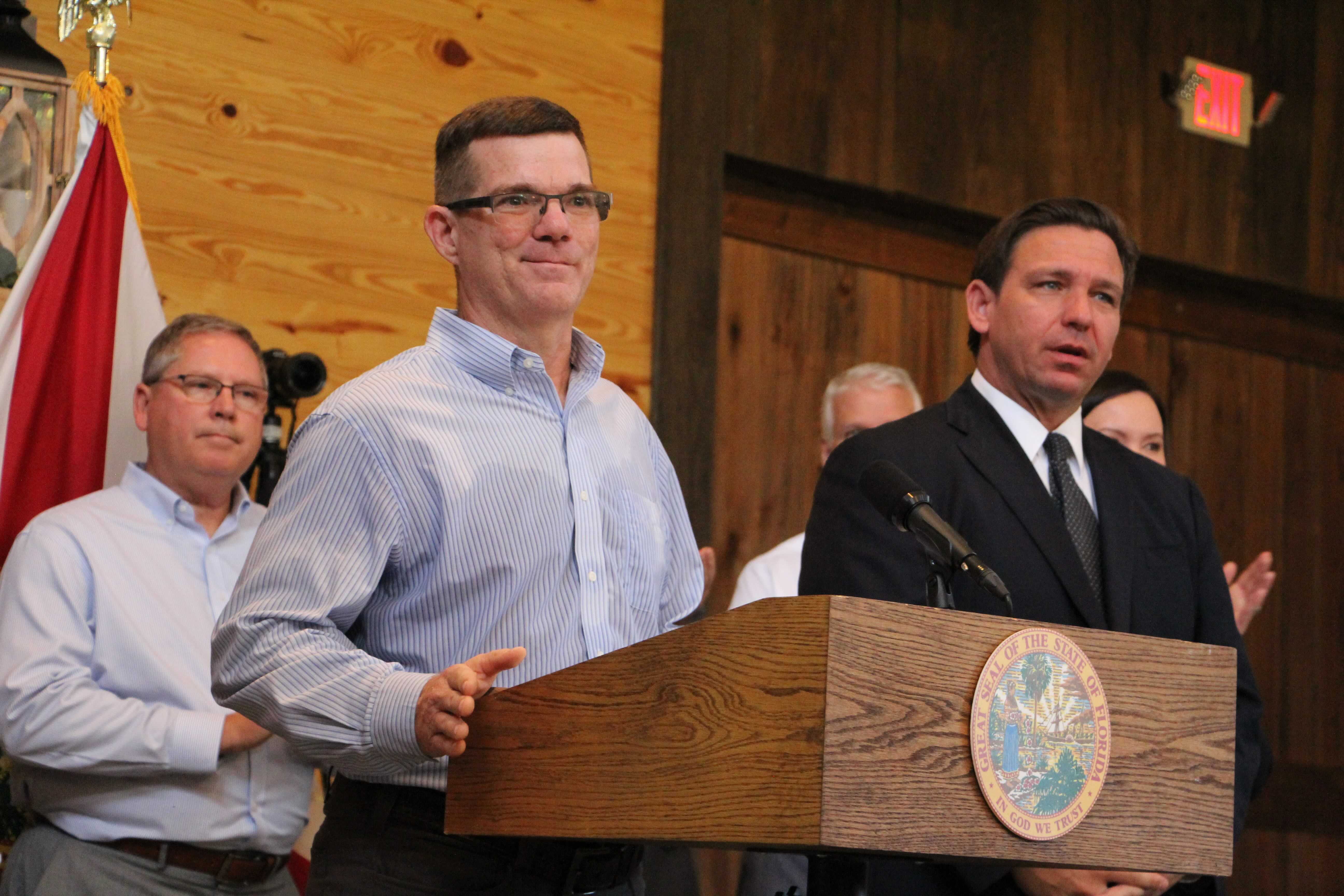 Darris Friend speaks at press conference