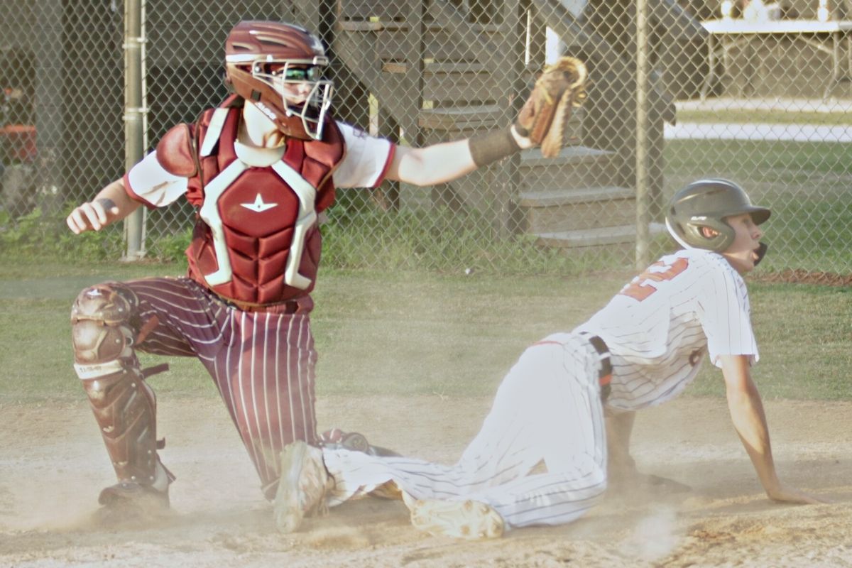 Trenton's Maddox Gilliam scores for 2-1 lead