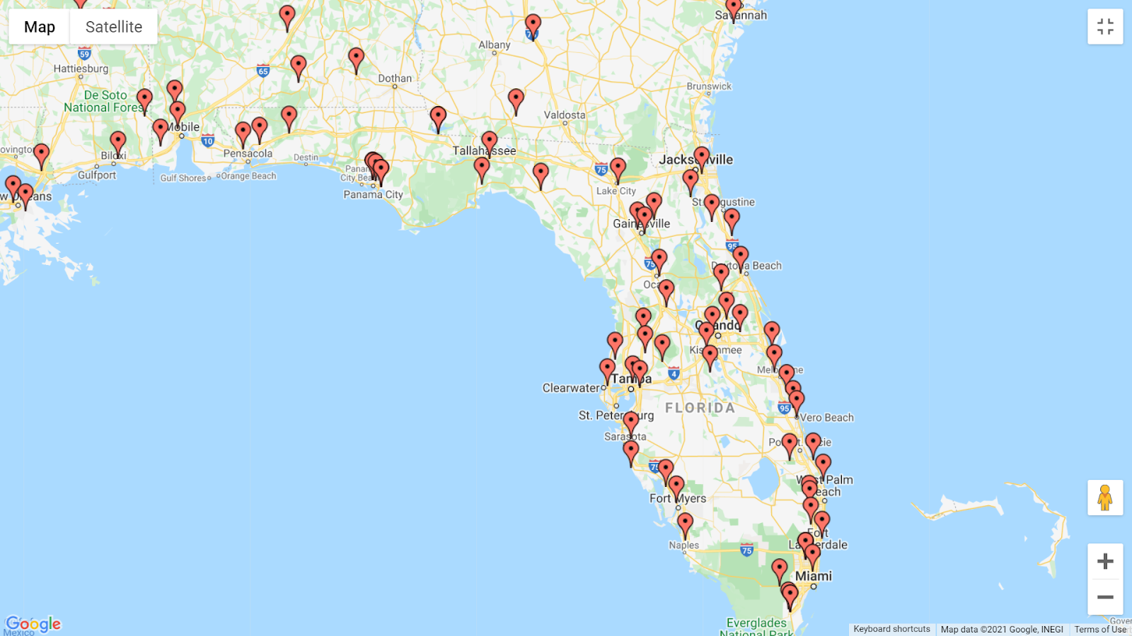 Field day map