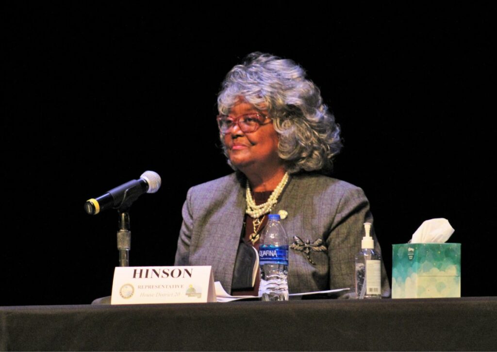 State Rep. Yvonne Hinson opposed a proposed bill presented at the Alachua County delegation meeting on Tuesday.