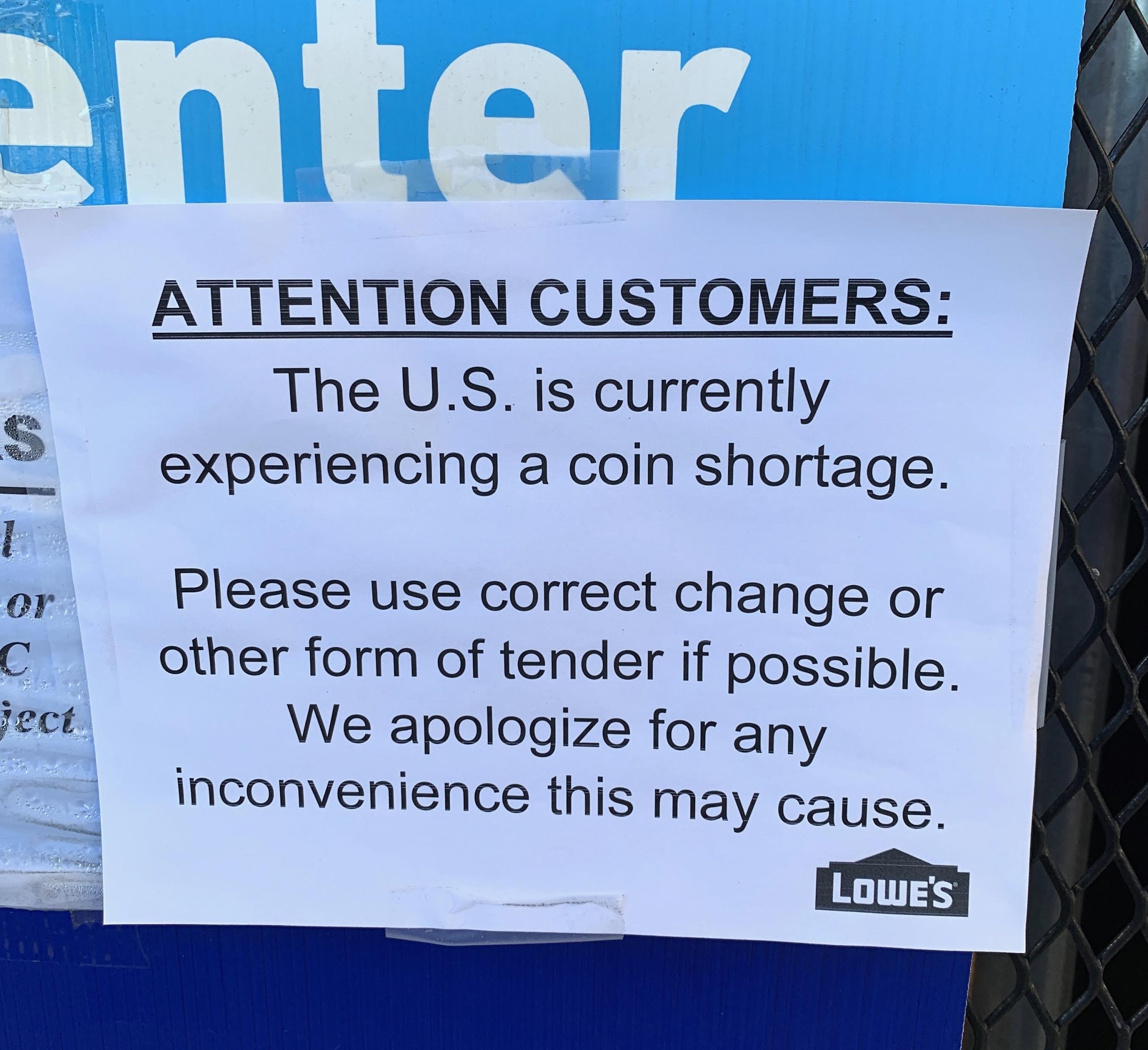 coin shortage