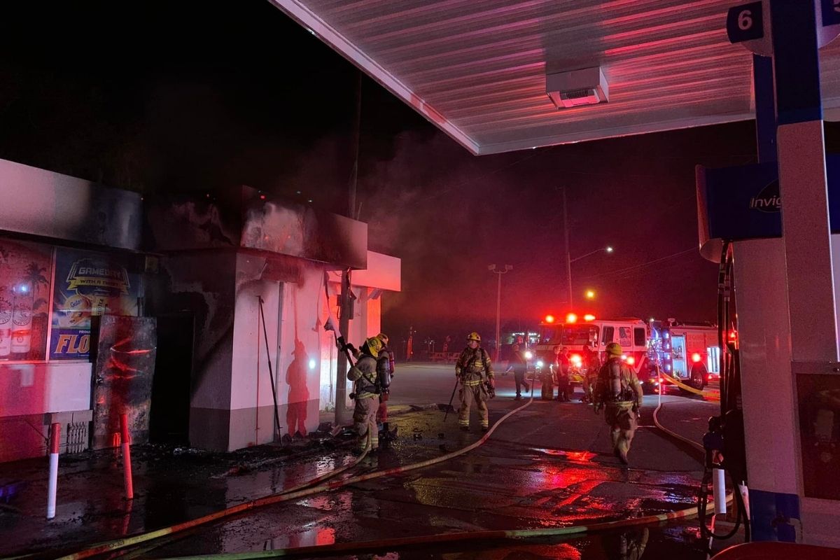 GFR responds to Sunoco gas station fire