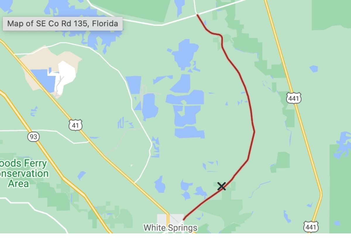 County Road 135 in Hamilton County