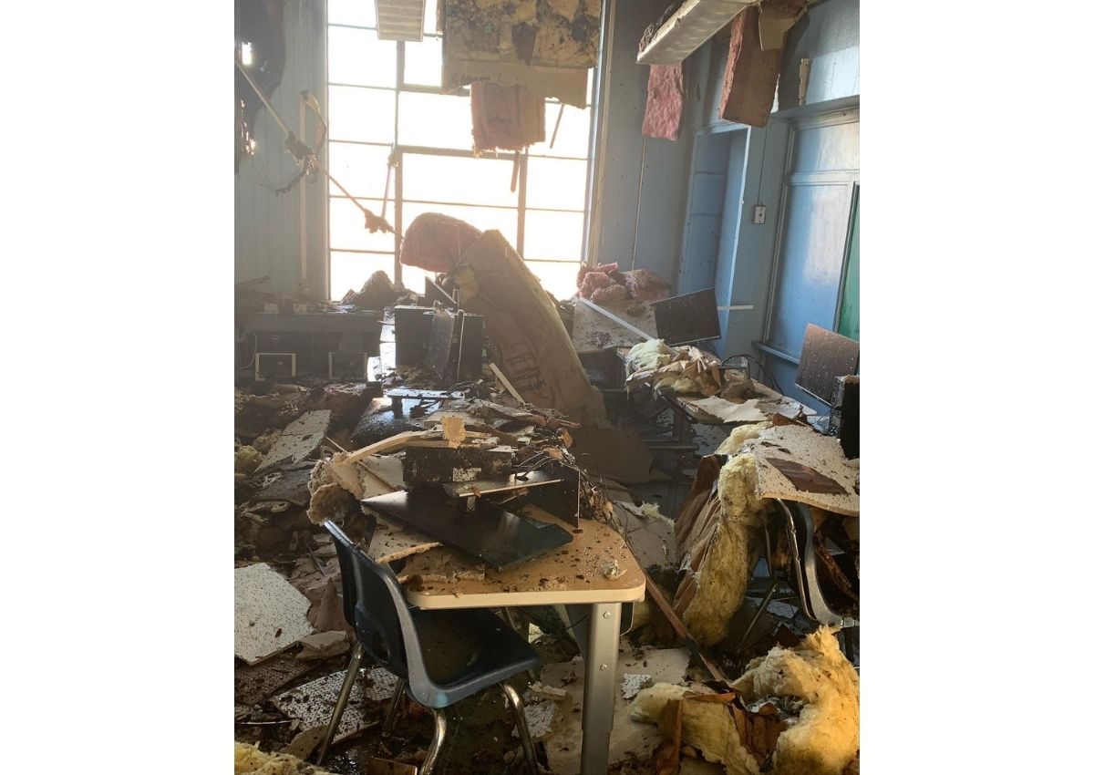 Sidney Lanier Center damage