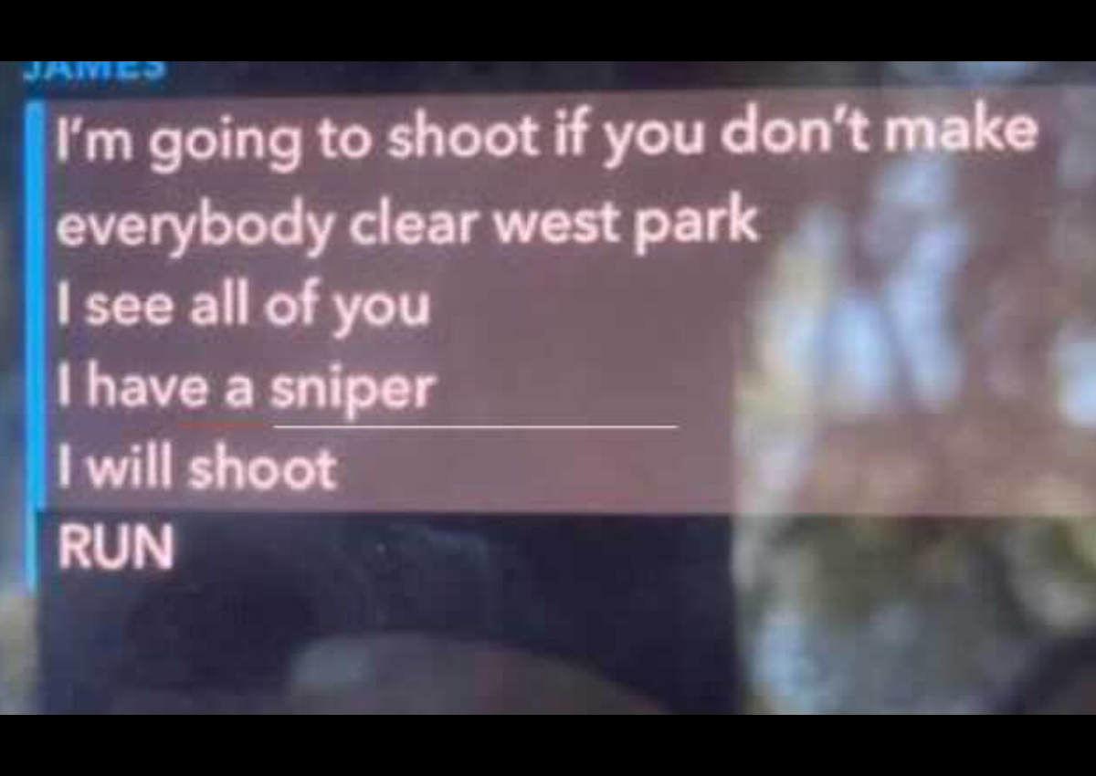 Newberry HS bomb and sniper threat 9-27-21