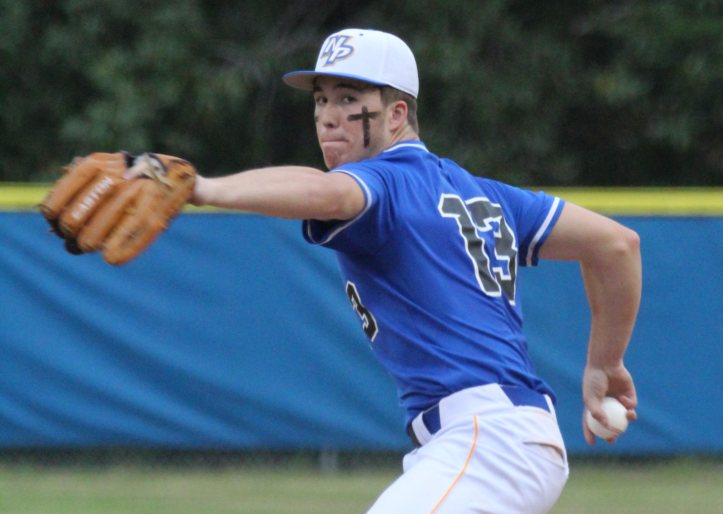 Newberry Pitcher #13 Justen Crews