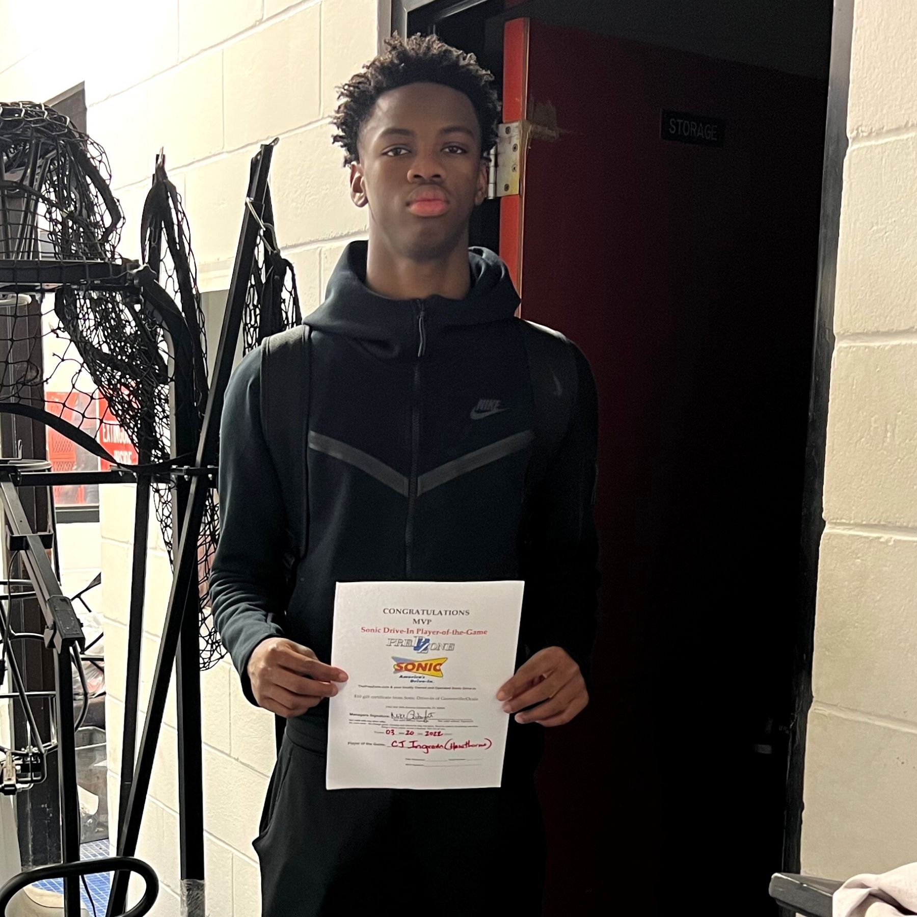 Hawthorne's C.J. Ingram Sonic Player of Game