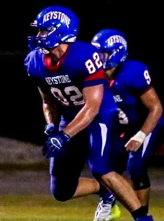 Caleb Moncrief of Keystone Heights playing football