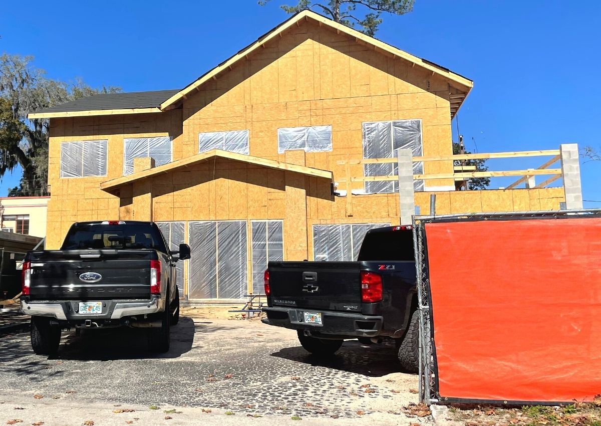 The Swamp Restaurant currently under construction