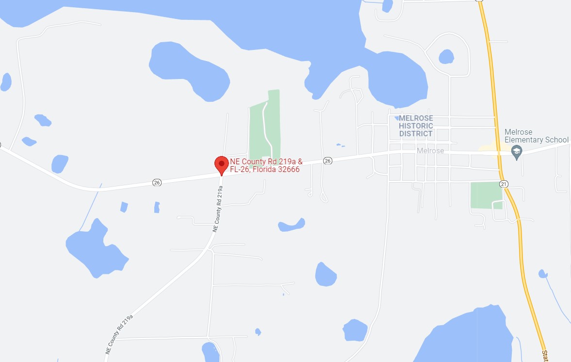 State Road 26 and County Road 219A map