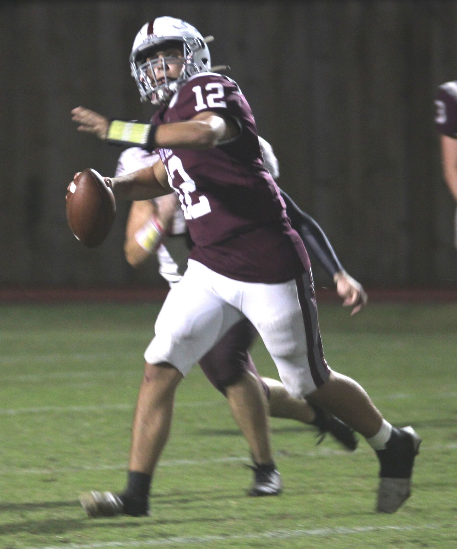 Oak Hall QB Georgi El-semarani first-half pass