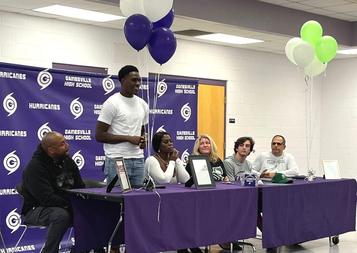 Gainesville High's Brandon Bowden on Signing Day