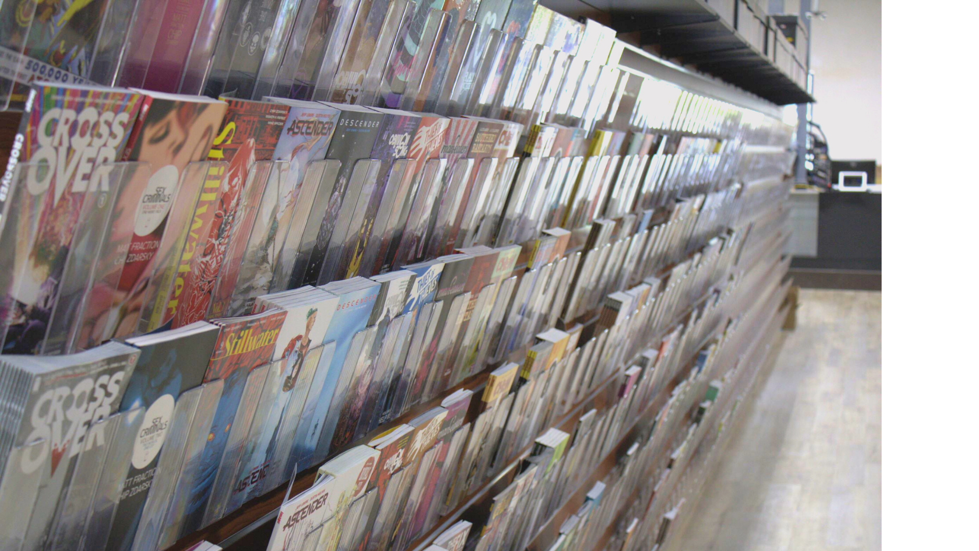 Comic books at Mega Gaming & Comics