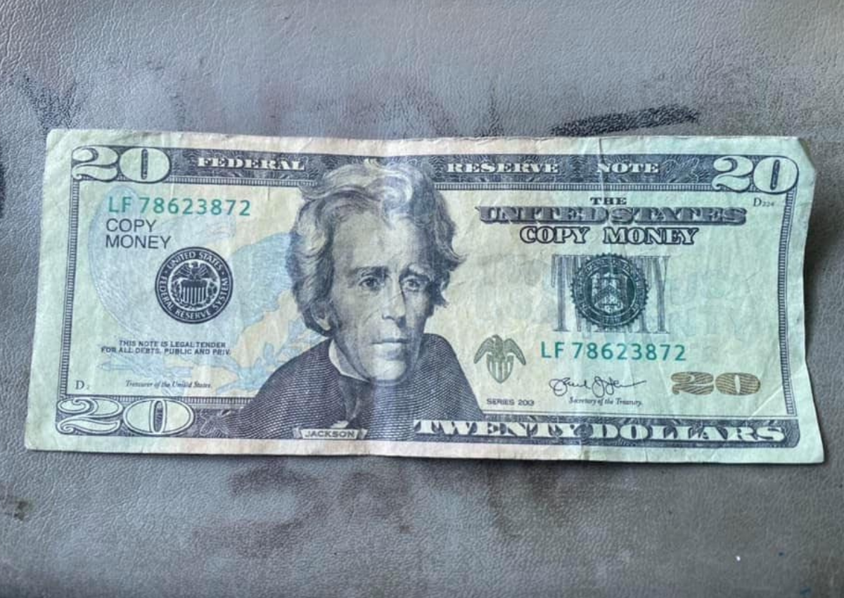 Cedar Key Police investigating fake 20s