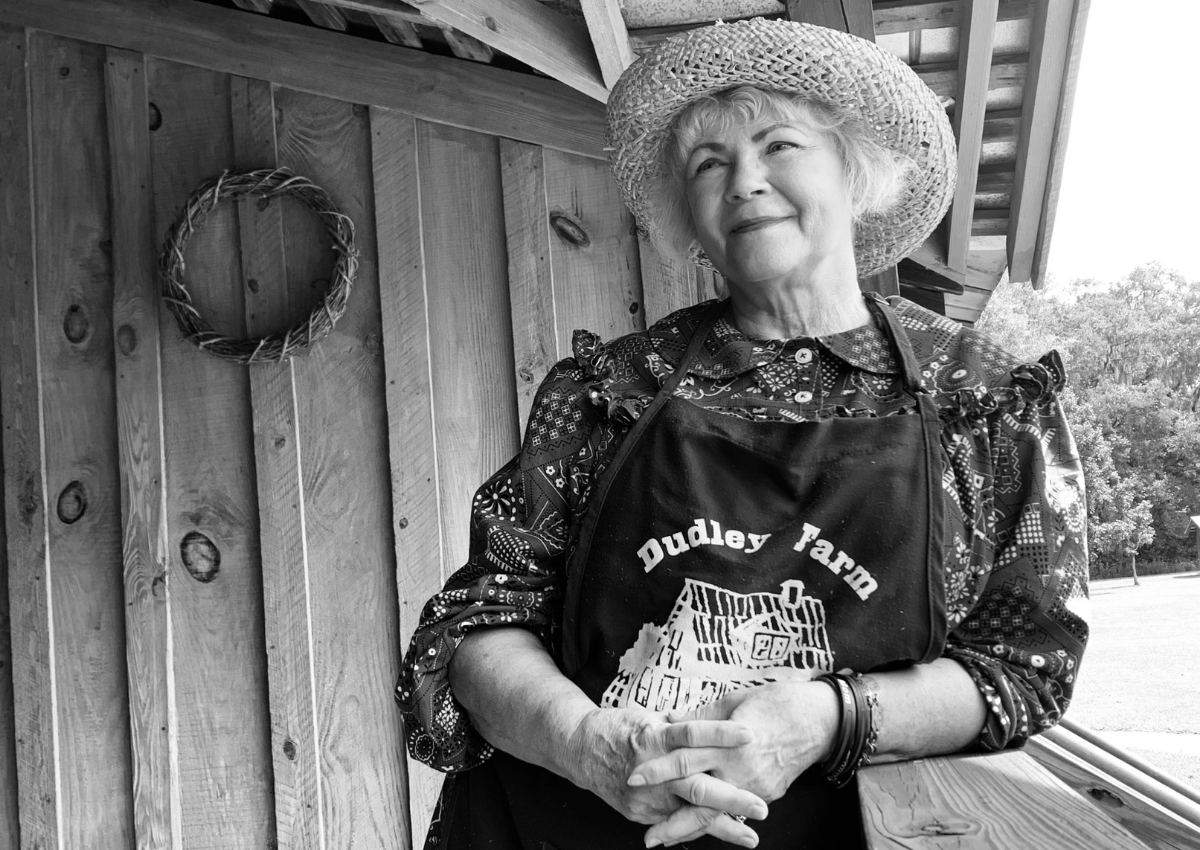 Gayle Ambrose has been a volunteer at the Dudley Farm park for 17 years