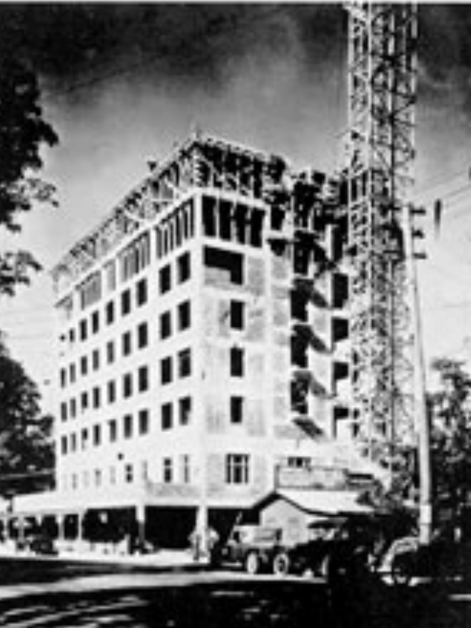 Seagle Building under construction