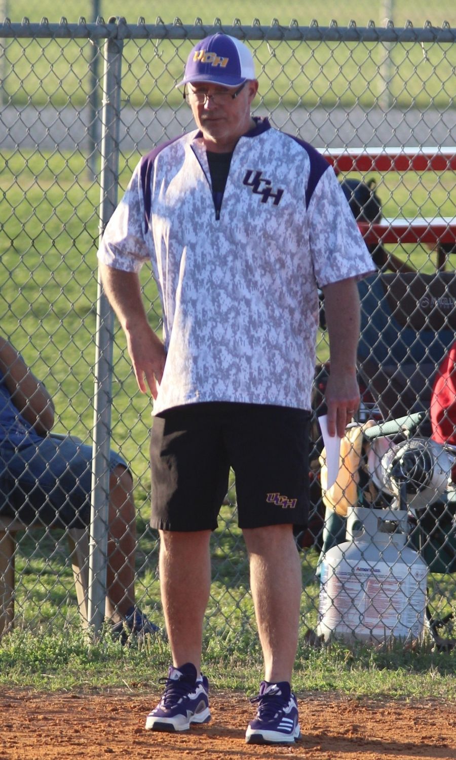 Union County softball coach James Godwin