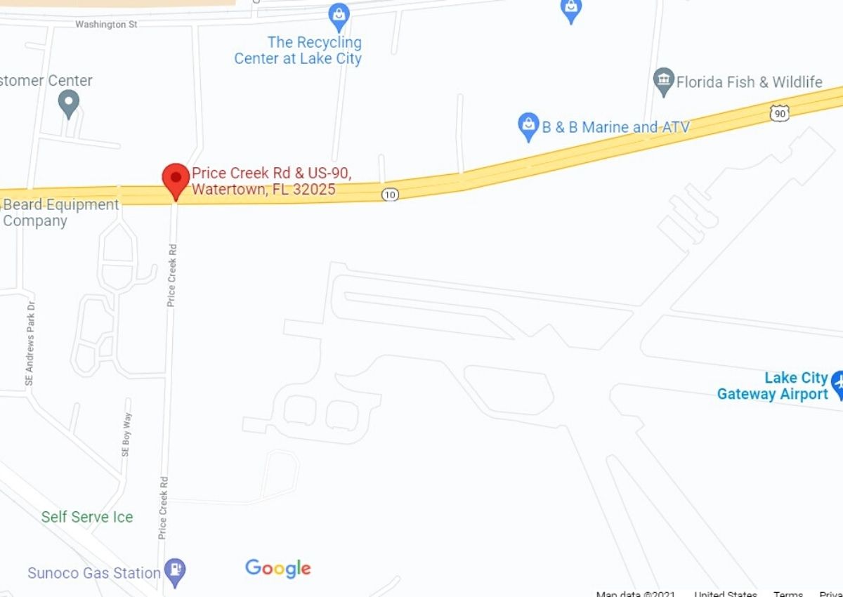 US Hwy 90 near Country Road 245