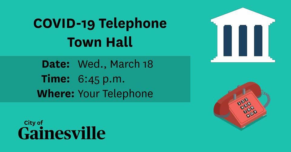 telephone townhall gainesville