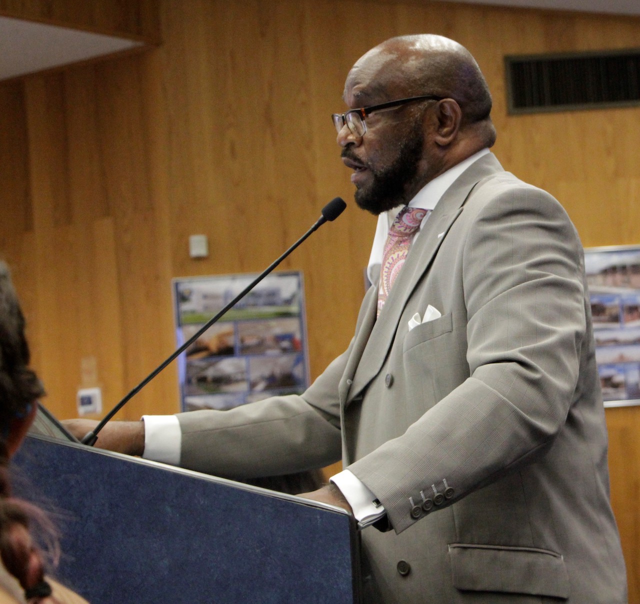 Rev. Karl Smith, senior pastor of Greater Bethel AME Church in Gainesville