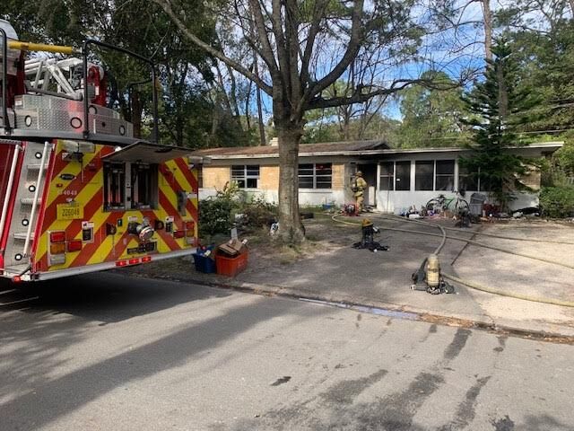 Local Gainesville Home that caught on fire