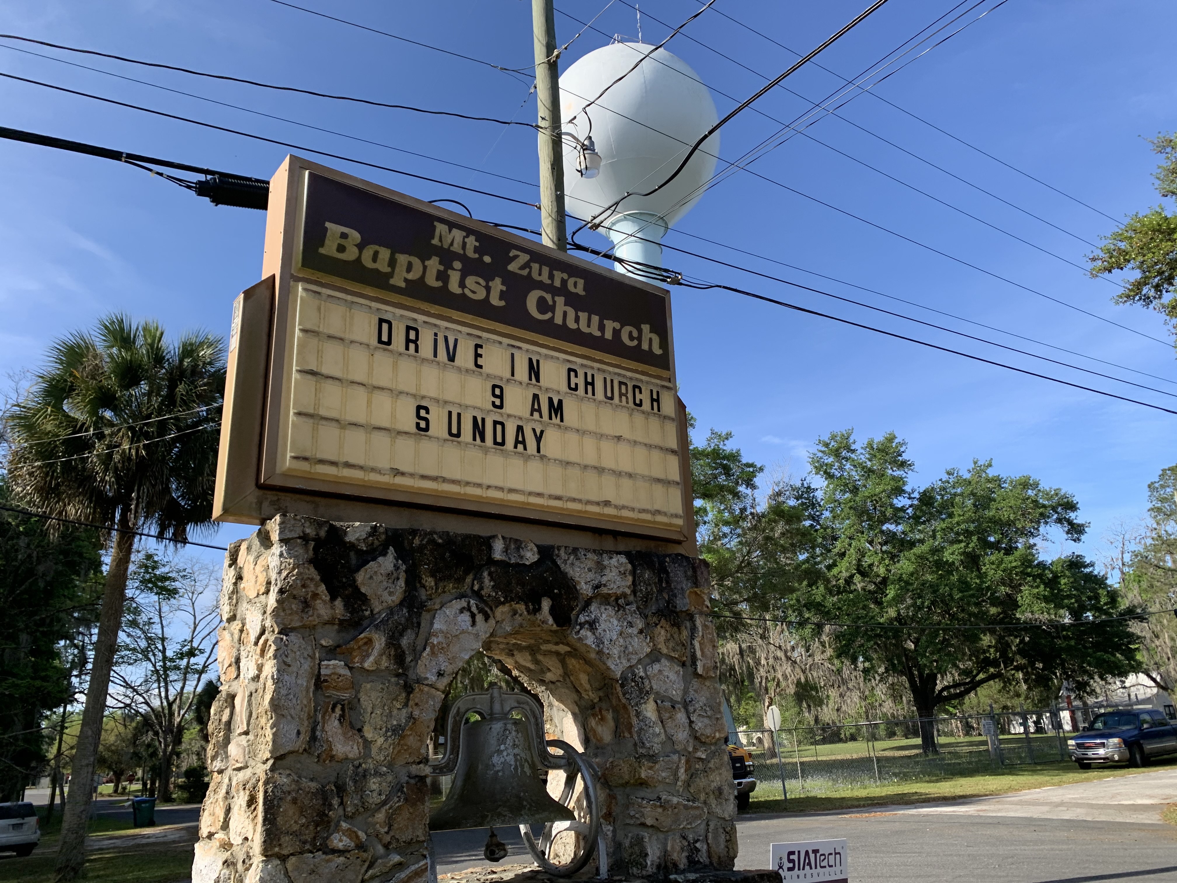 Mt. Zura Baptist Church sign