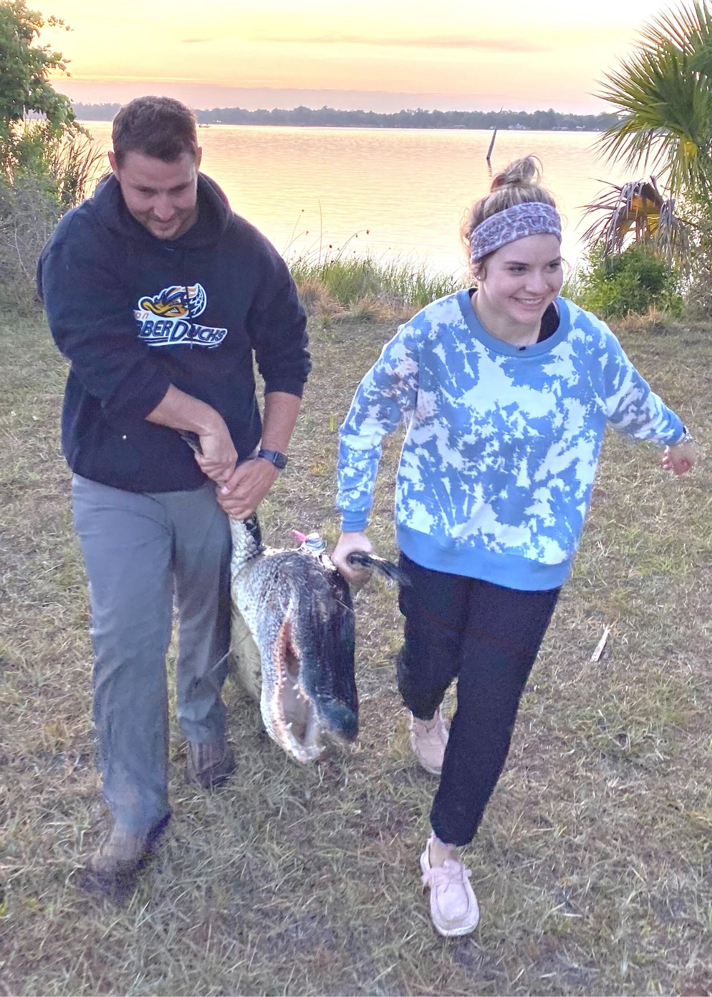 Brenna and Nicholas Nagle - Gator Hunters 2 - body pix