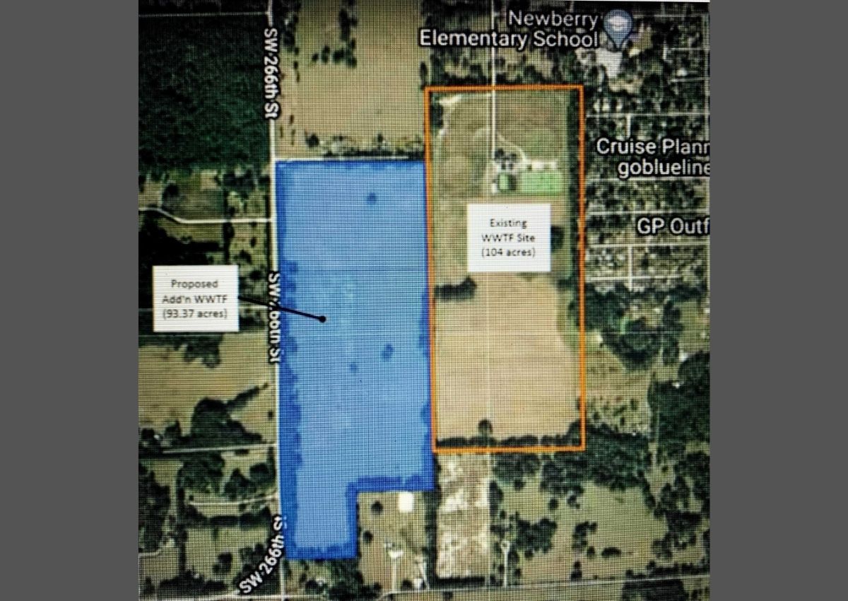 Newberry wastewater facility 93 acre acquisition